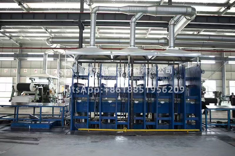 Plate vulcanizing machine
