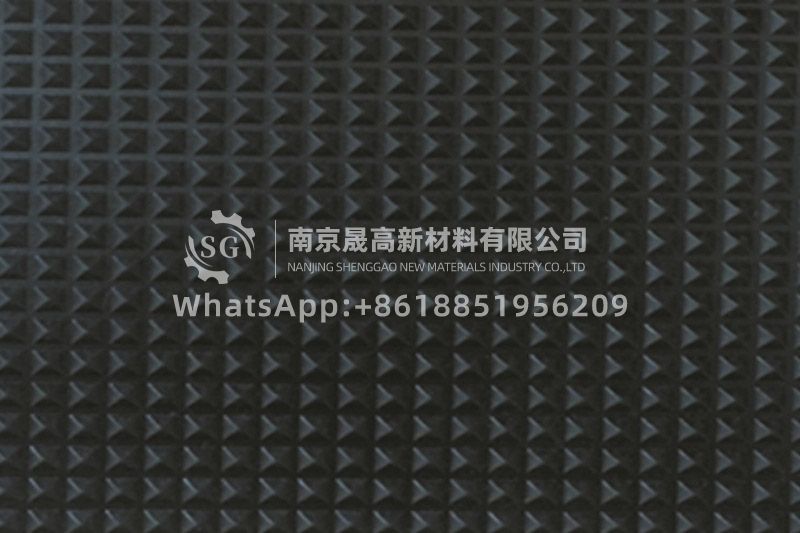 Non-slip rubber plate
